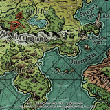 Map of the World (English) - Print