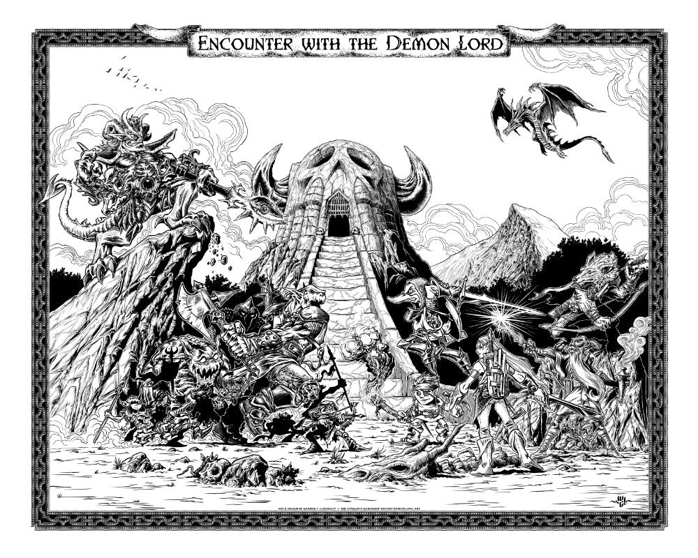 Encounter with the Demon Lord - Ink
