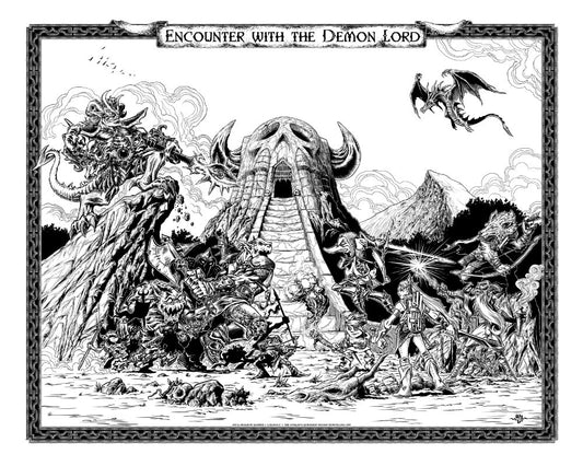 Encounter with the Demon Lord - Ink