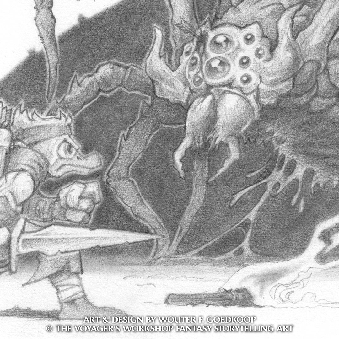 Horned Terror - Stock Art