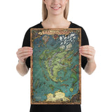 Map of the World (Cryptic)- Print