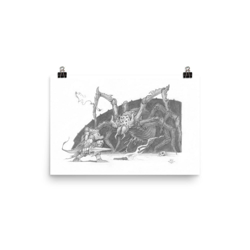 Horned Terror - Print