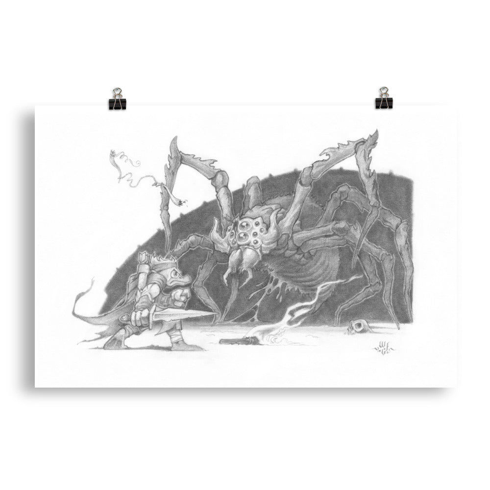 Horned Terror - Print