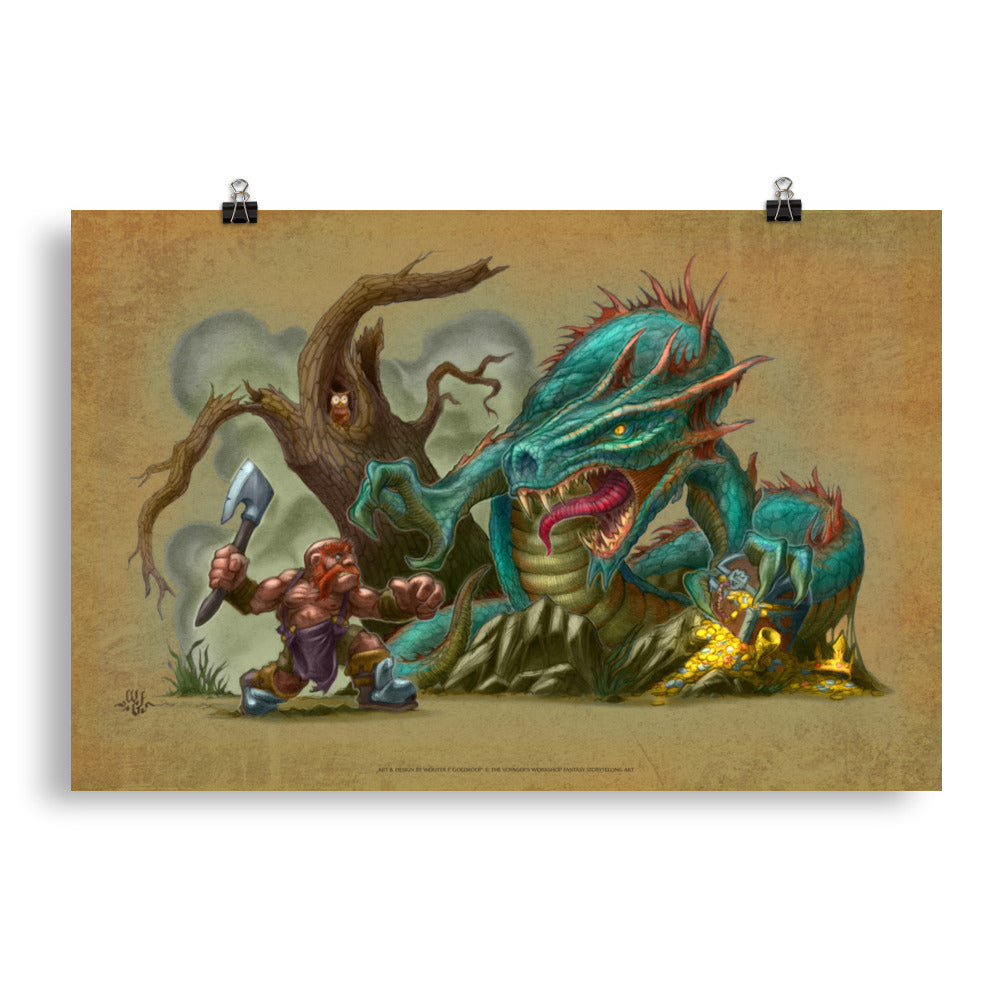 Guarded Treasure - Colour Print