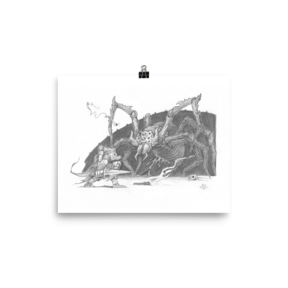 Horned Terror - Print