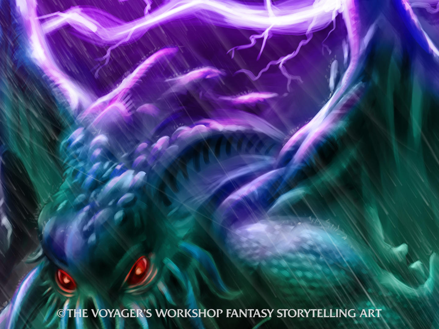Cthulhu - Thunderstorm Poster