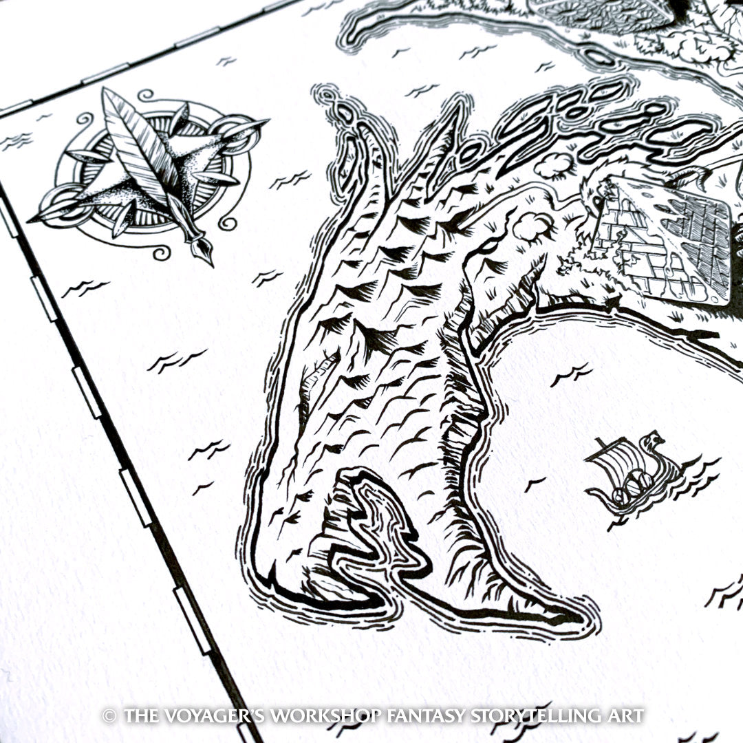 Dicey Adventures - Original Ink
