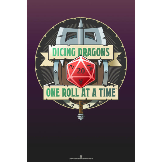 Dicing Dragons Poster (Modern)
