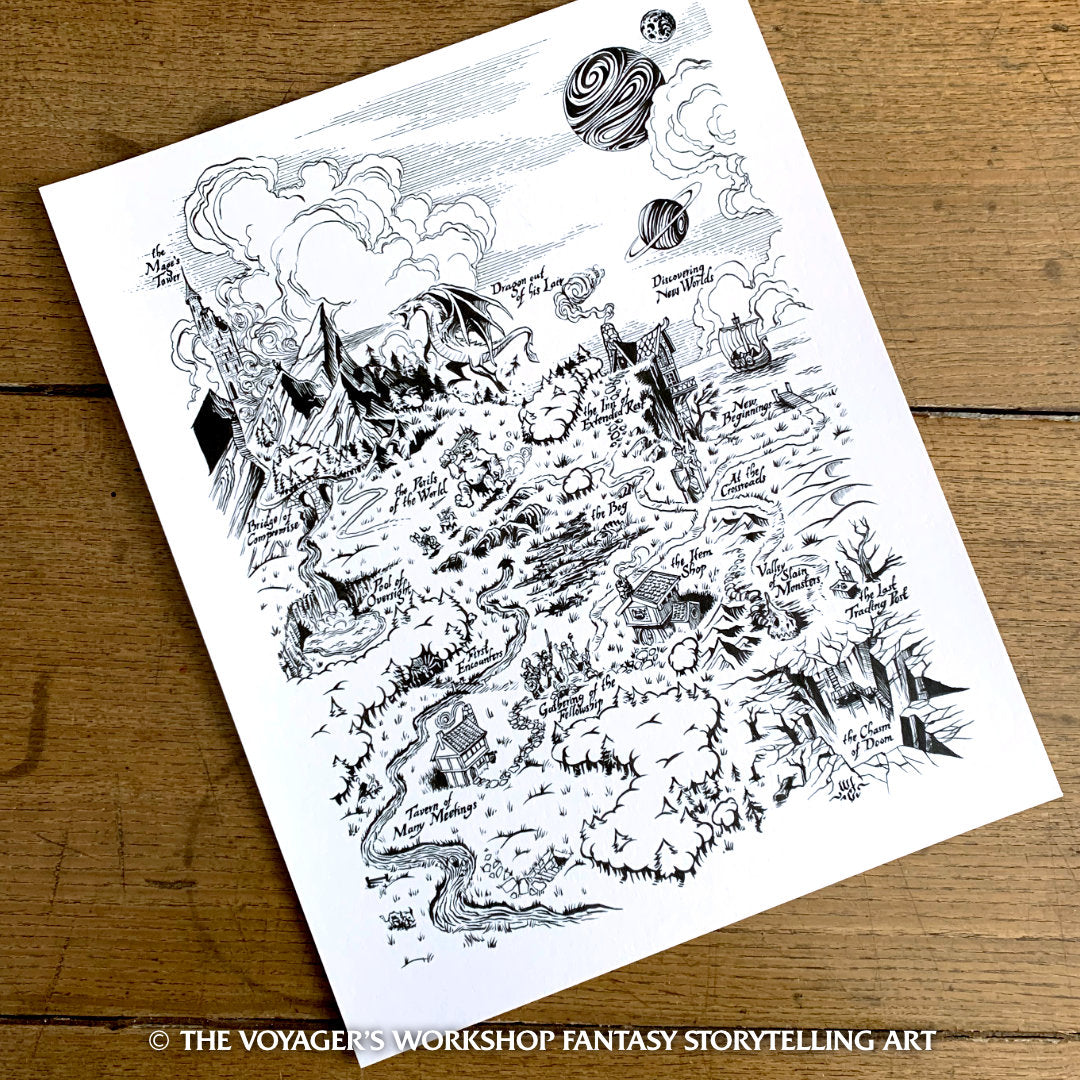 Worlds of Adventuring - Original Ink