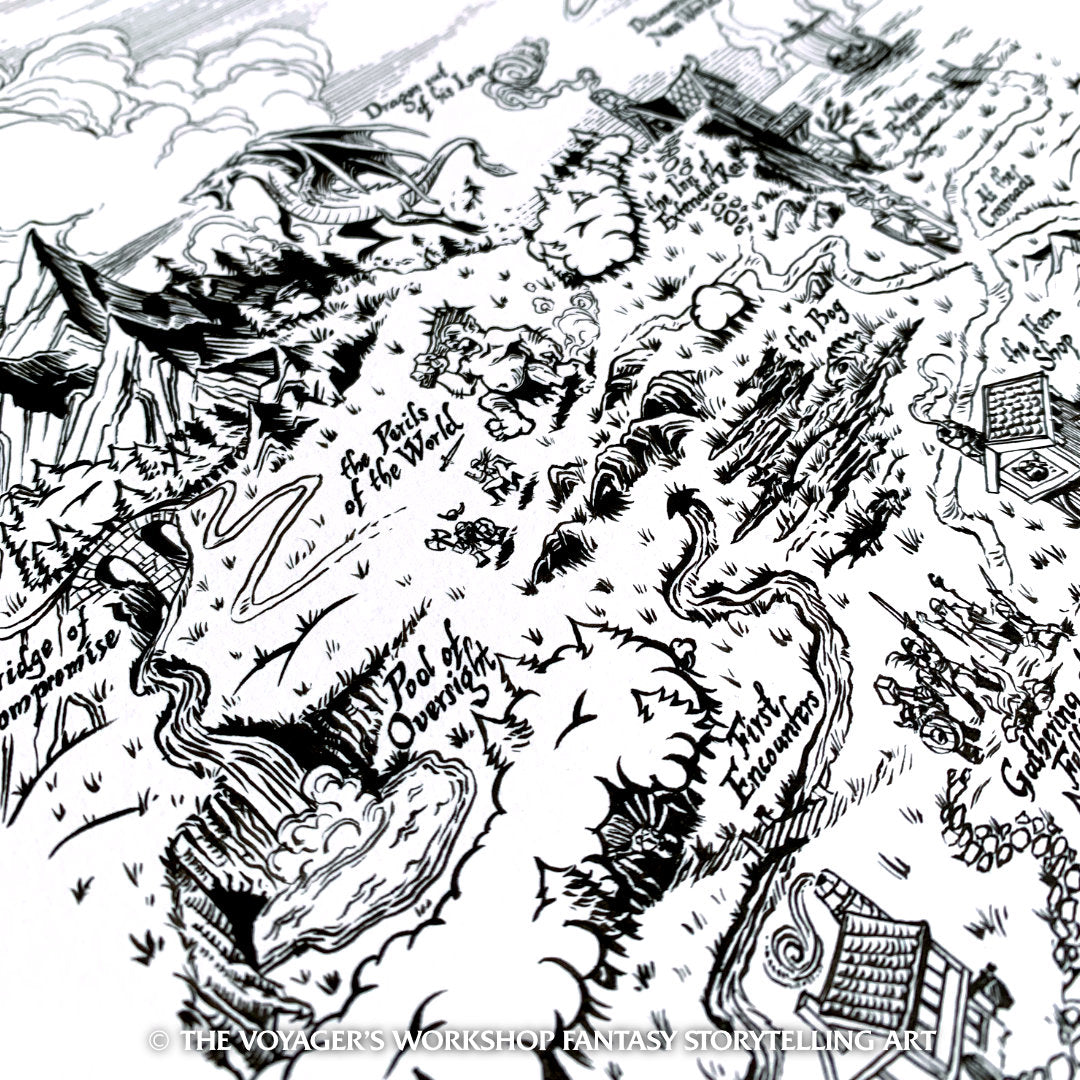 Worlds of Adventuring - Original Ink