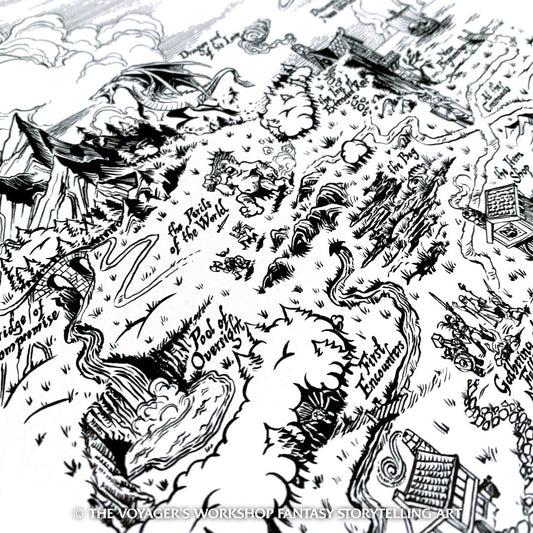 Worlds of Adventuring - Original Ink