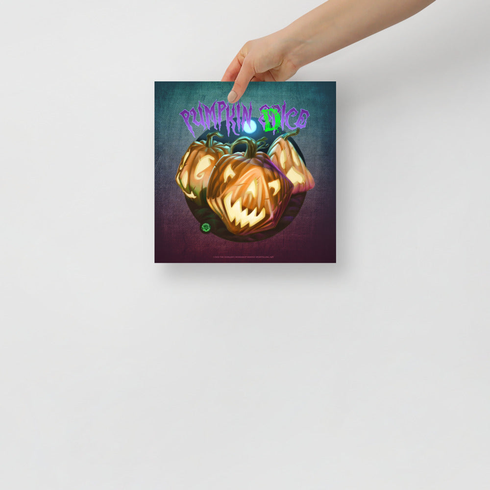 Pumpkin Dice Poster