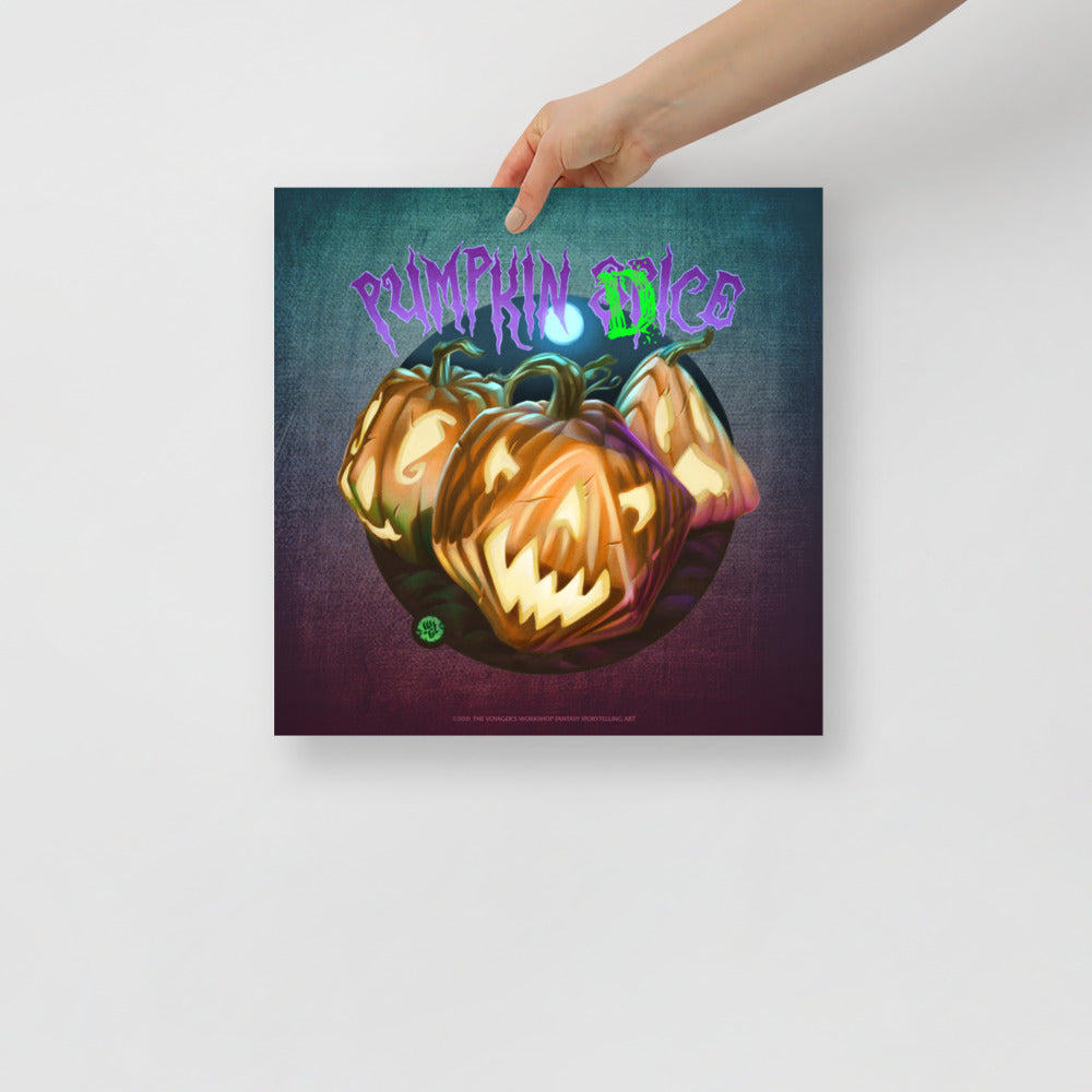 Pumpkin Dice Poster