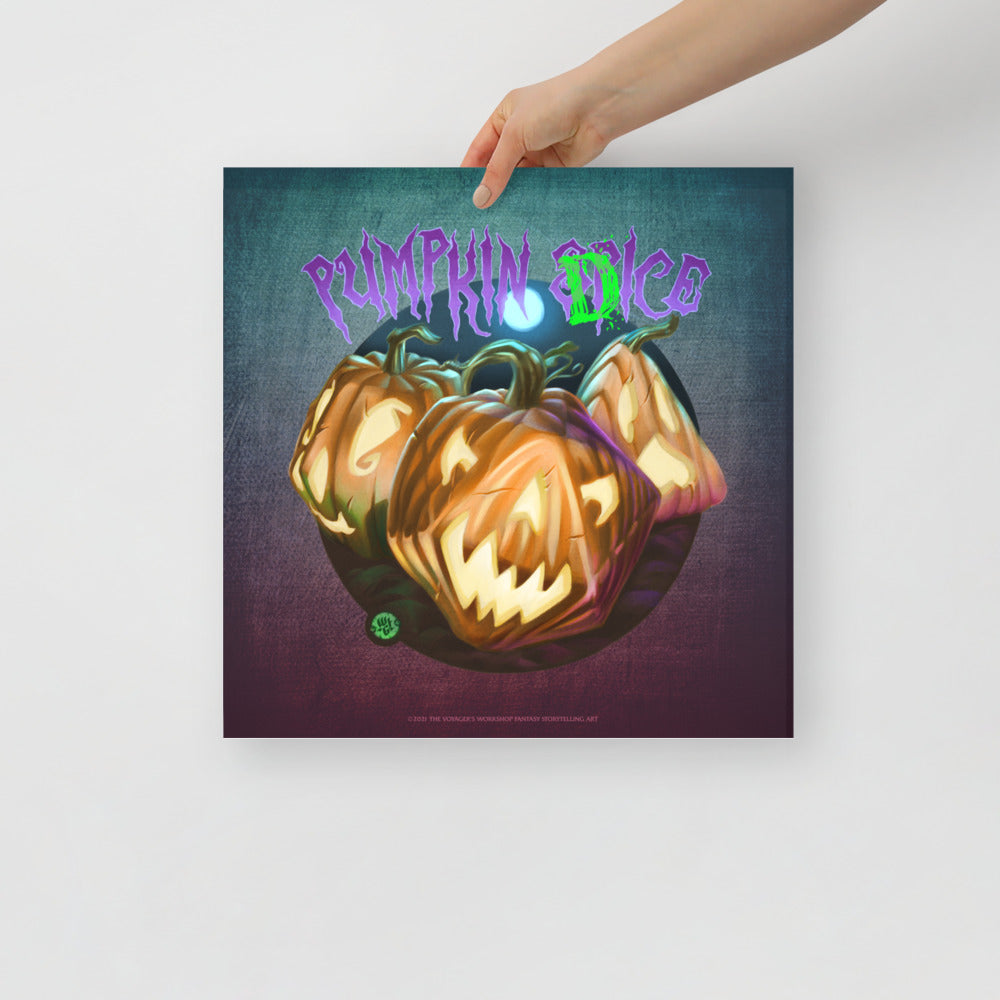 Pumpkin Dice Poster