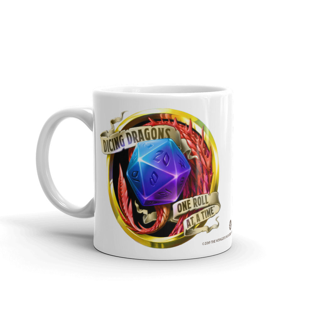 Dicing Dragons Badge Mug