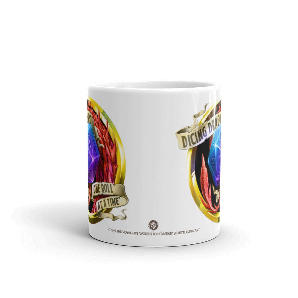 Dicing Dragons Badge Mug