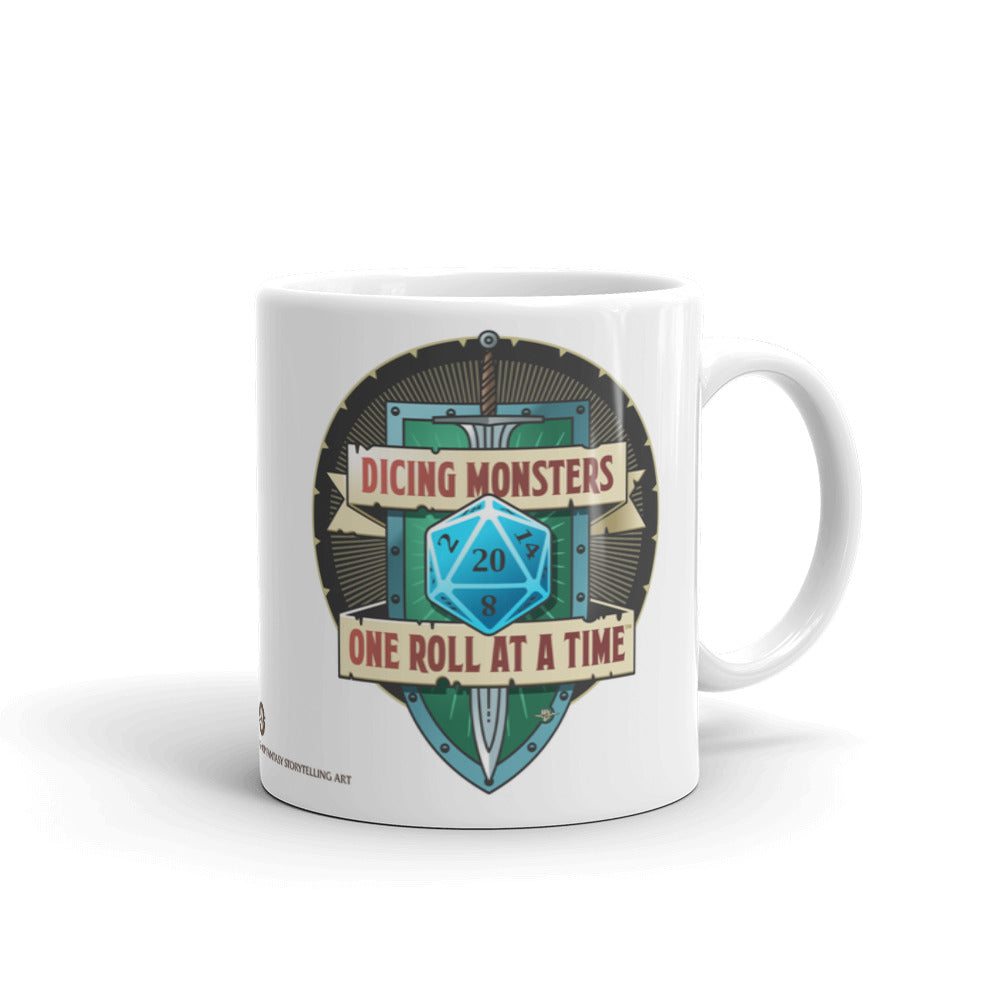 Dicing Monsters Badge Mug