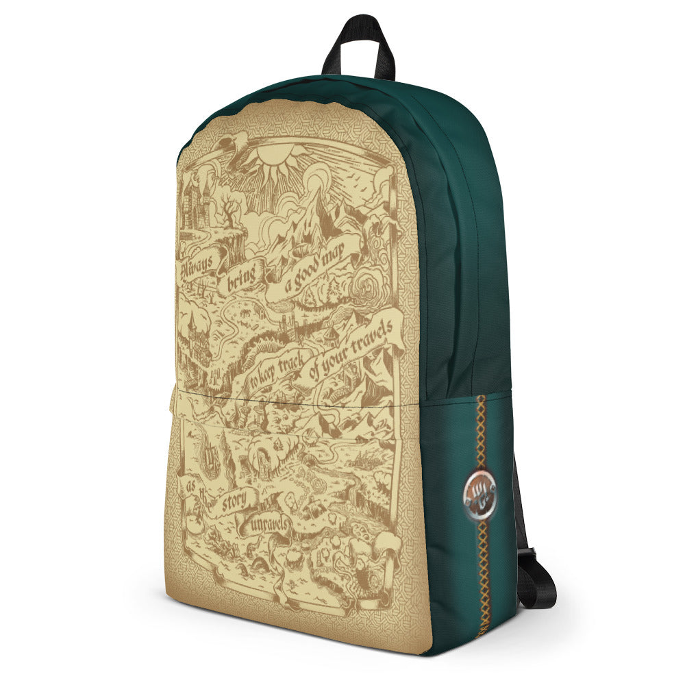 Adventure Map Backpack - Green