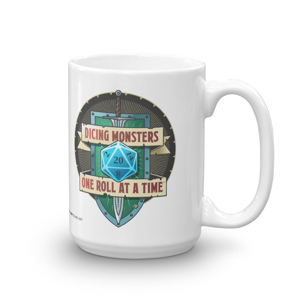 Dicing Monsters Badge Mug
