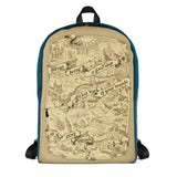 Adventure Map Backpack - Blue