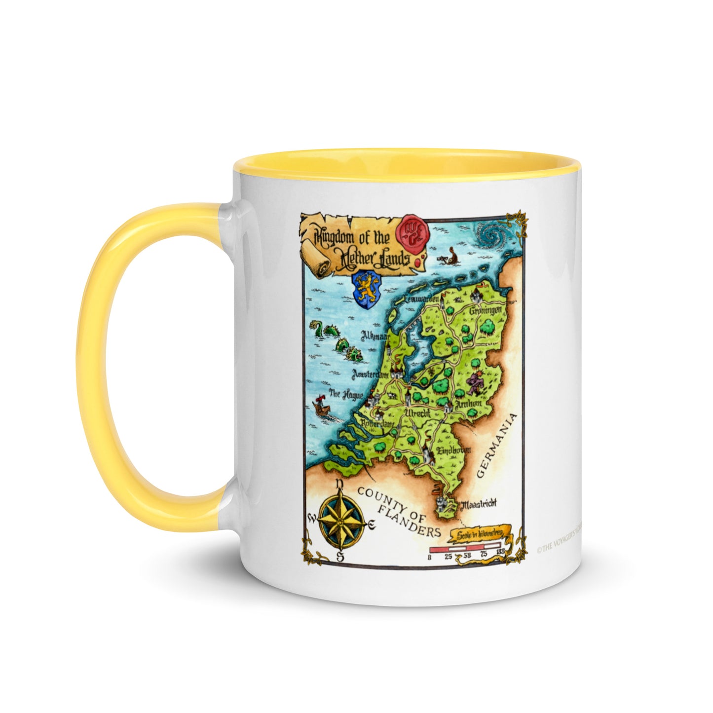 Map of the NetherLands Mug