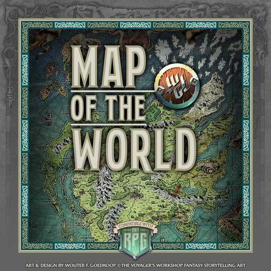 Map of the World - Digital