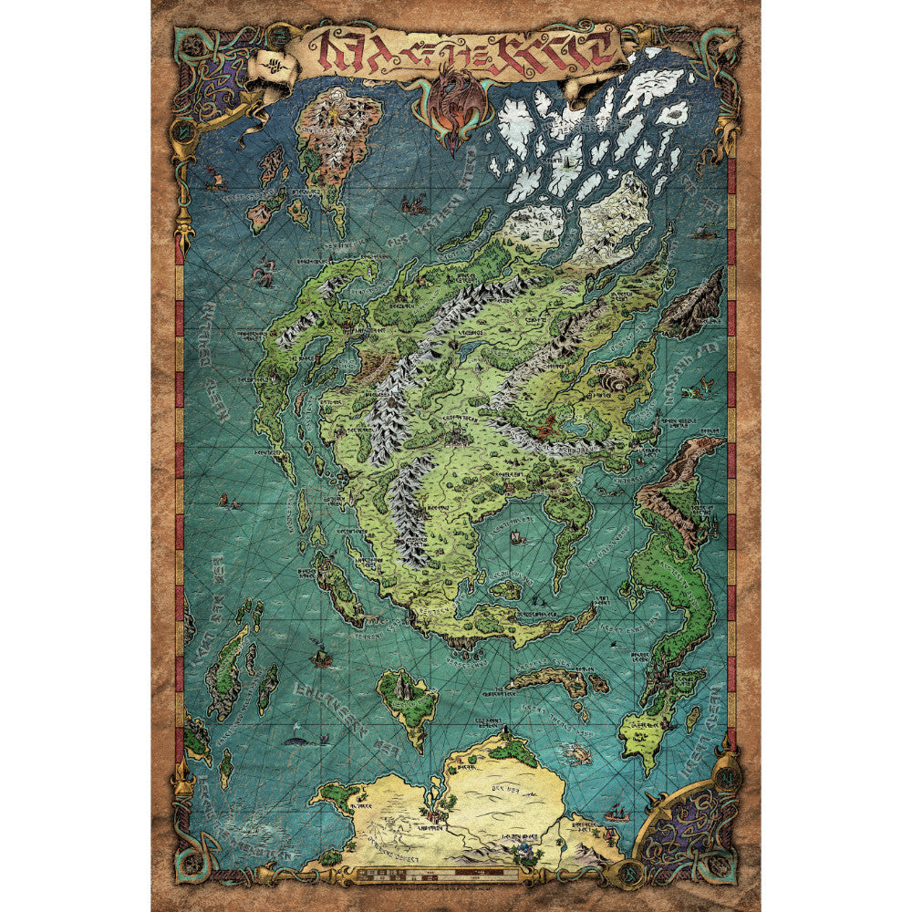 Map of the World (Cryptic)- Print