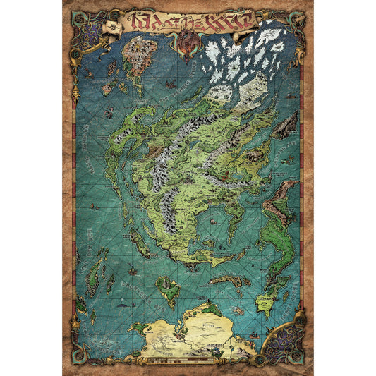 Map of the World (Cryptic)- Print