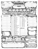 Dragonbane Character Sheet