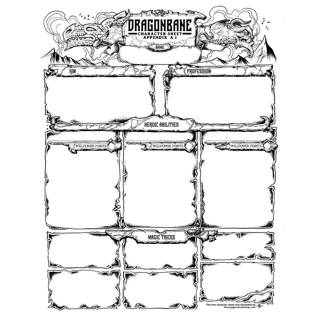 Dragonbane Character Sheet