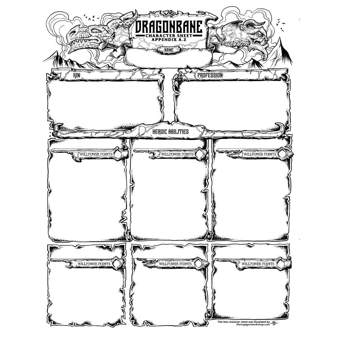 Dragonbane Character Sheet