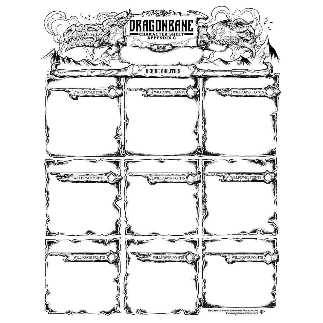Dragonbane Character Sheet