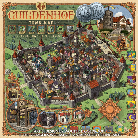Guildenhof Town Map