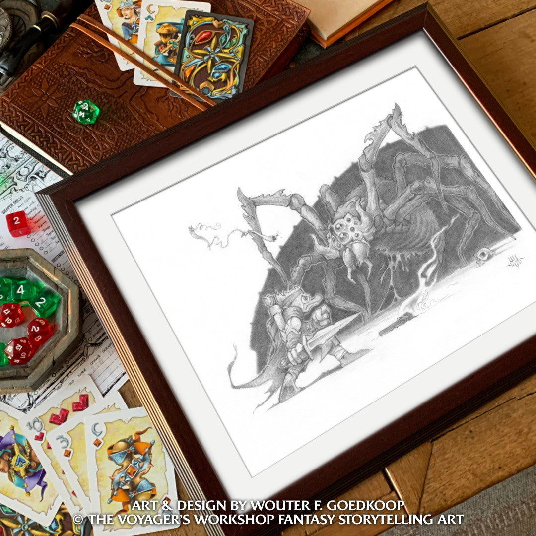 Horned Terror - Print