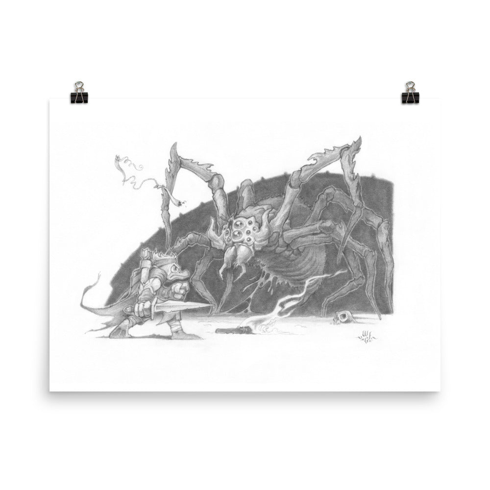 Horned Terror - Print