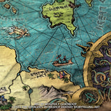 Map of the World (Cryptic)- Print