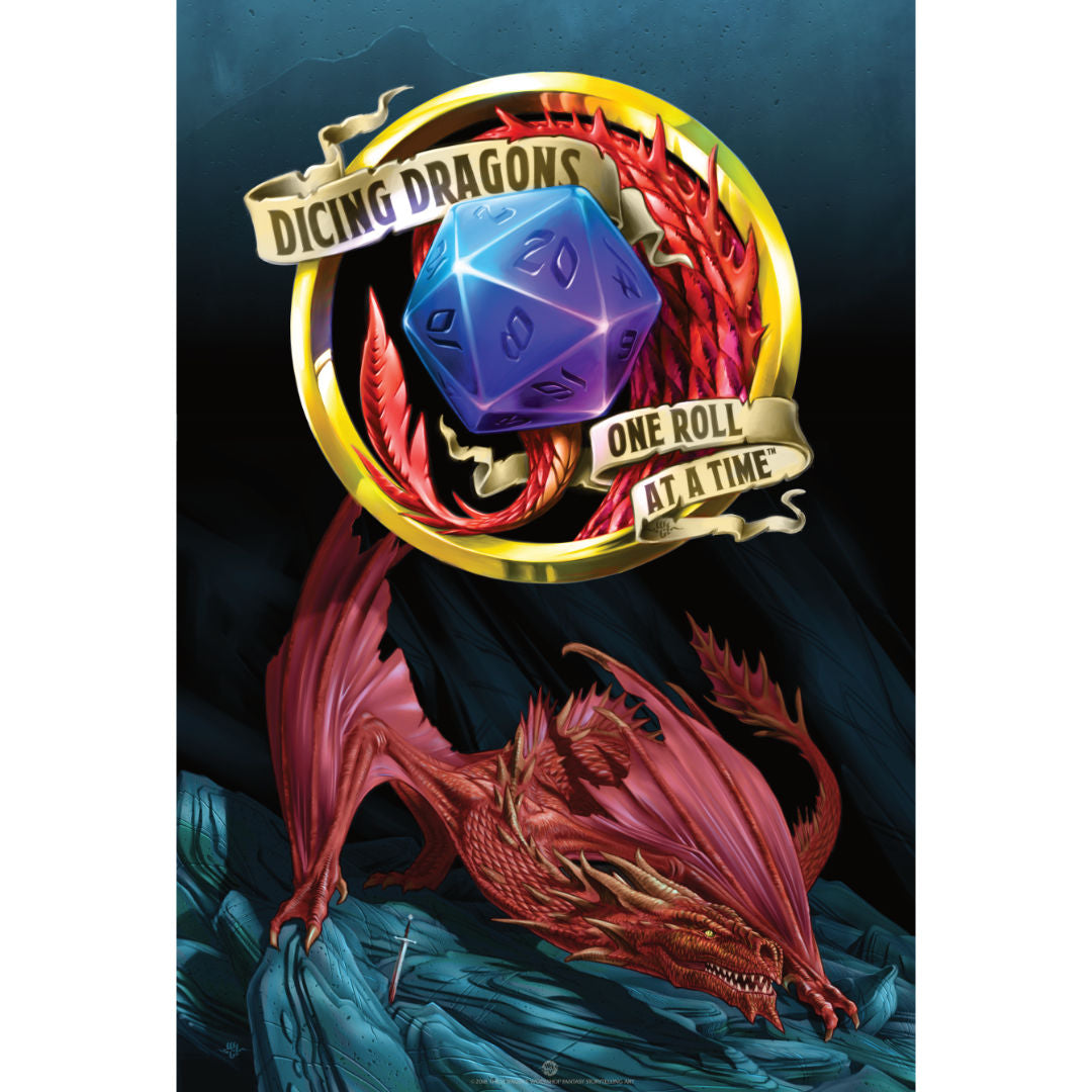 Dicing Dragons Classic Poster
