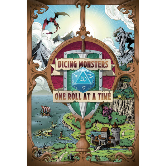 Dicing Monsters Poster (Old School)
