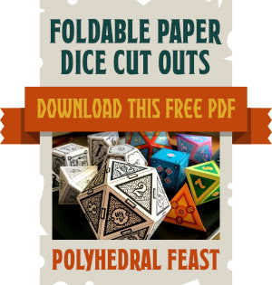 Polyhedral Paper Cut Outs