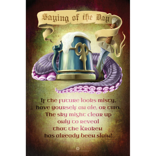 Saying of the Day Poster