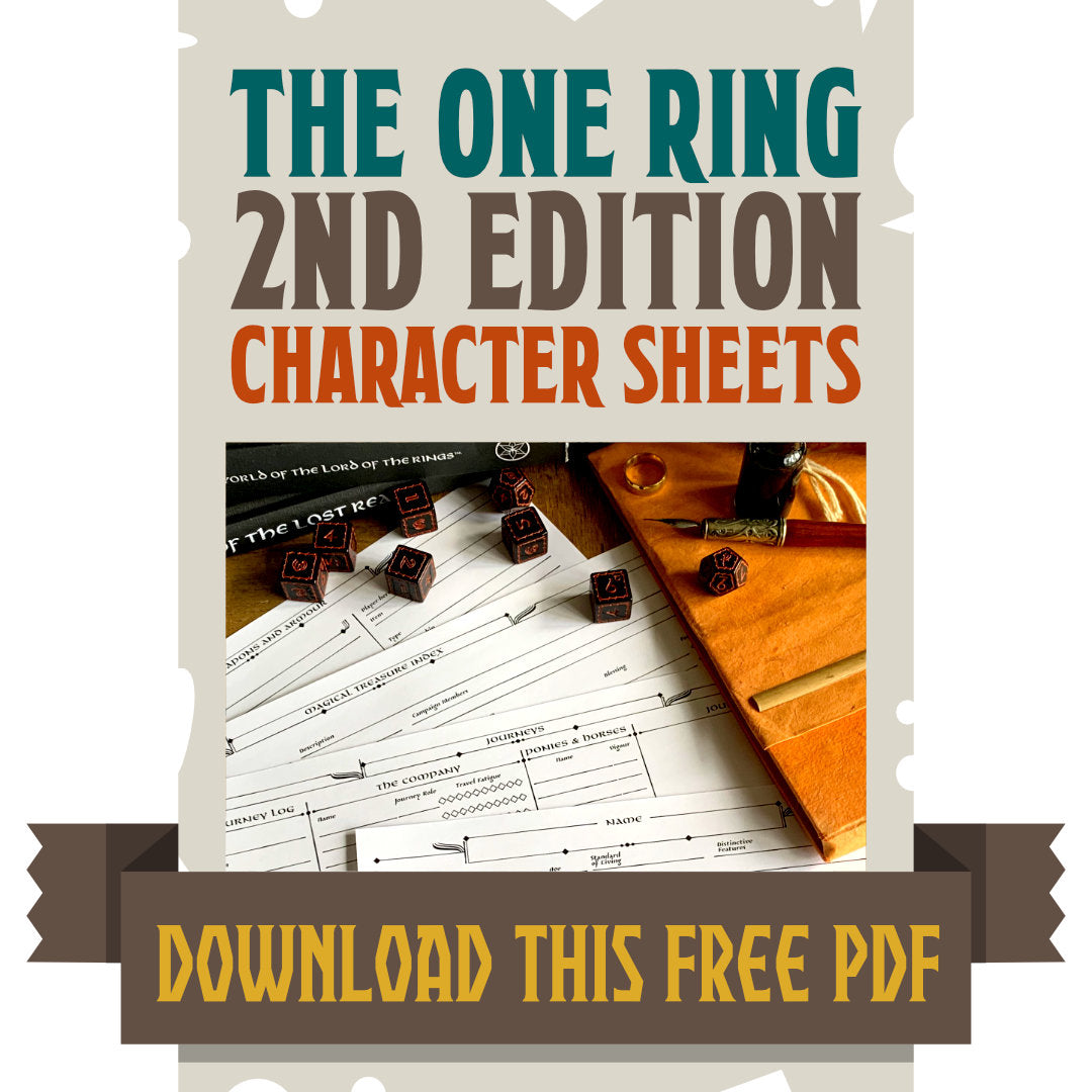 Character Sheets for The One Ring 2E – The Voyager’s Workshop