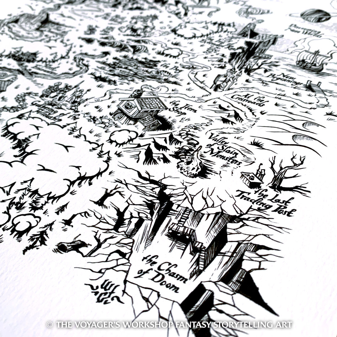 Worlds of Adventuring - Original Ink