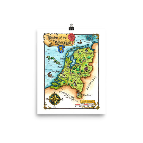Fantasy Map of the NetherLands