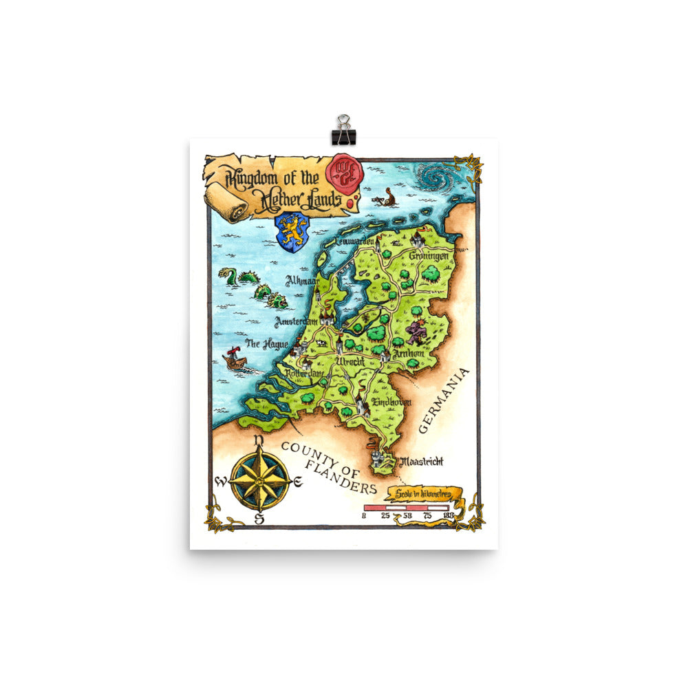 Fantasy Map of the NetherLands