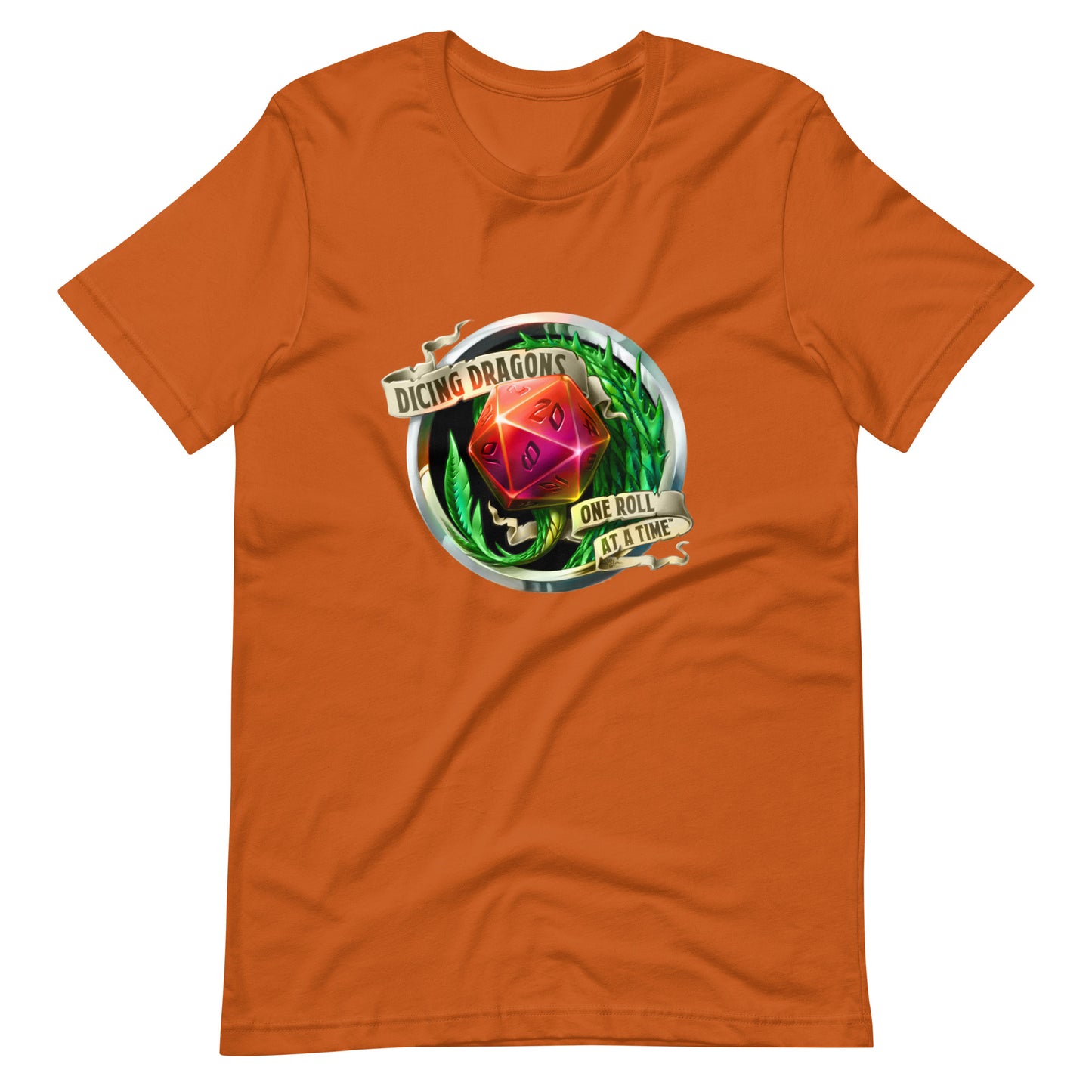 Dicing Dragons T-Shirt - Green - (Unisex)