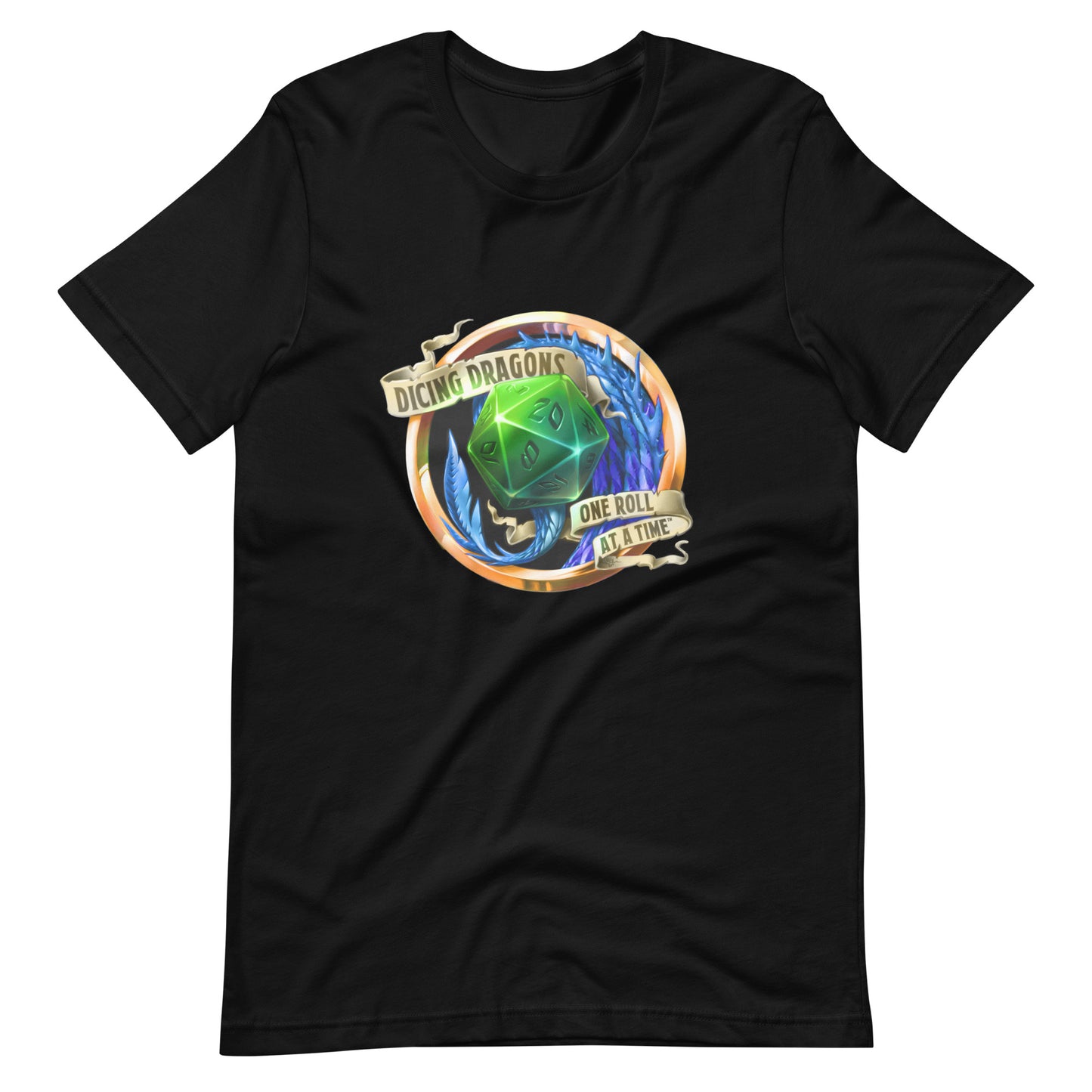 Dicing Dragons T-shirt - Blue - (Unisex)